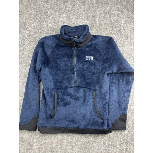 Mountain Hardwear Sweaters - Mountain Hardwear Sweater Womens Medium Blue Polartec Fleece Zip Pullover